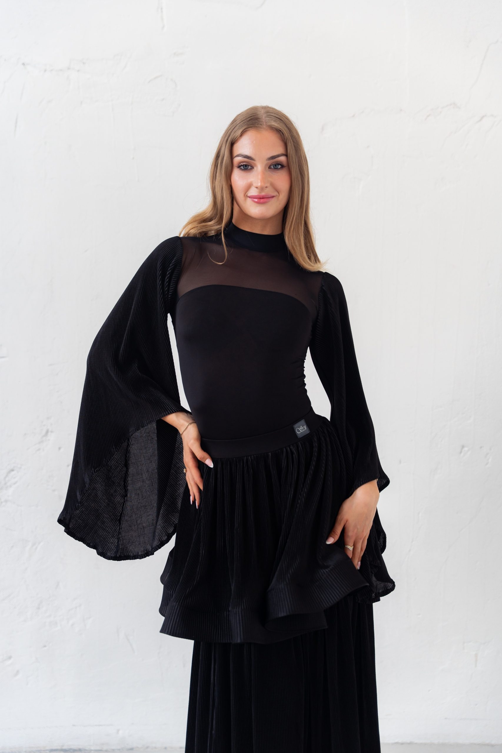Midnight Flow Pleated Skirt - Image 2