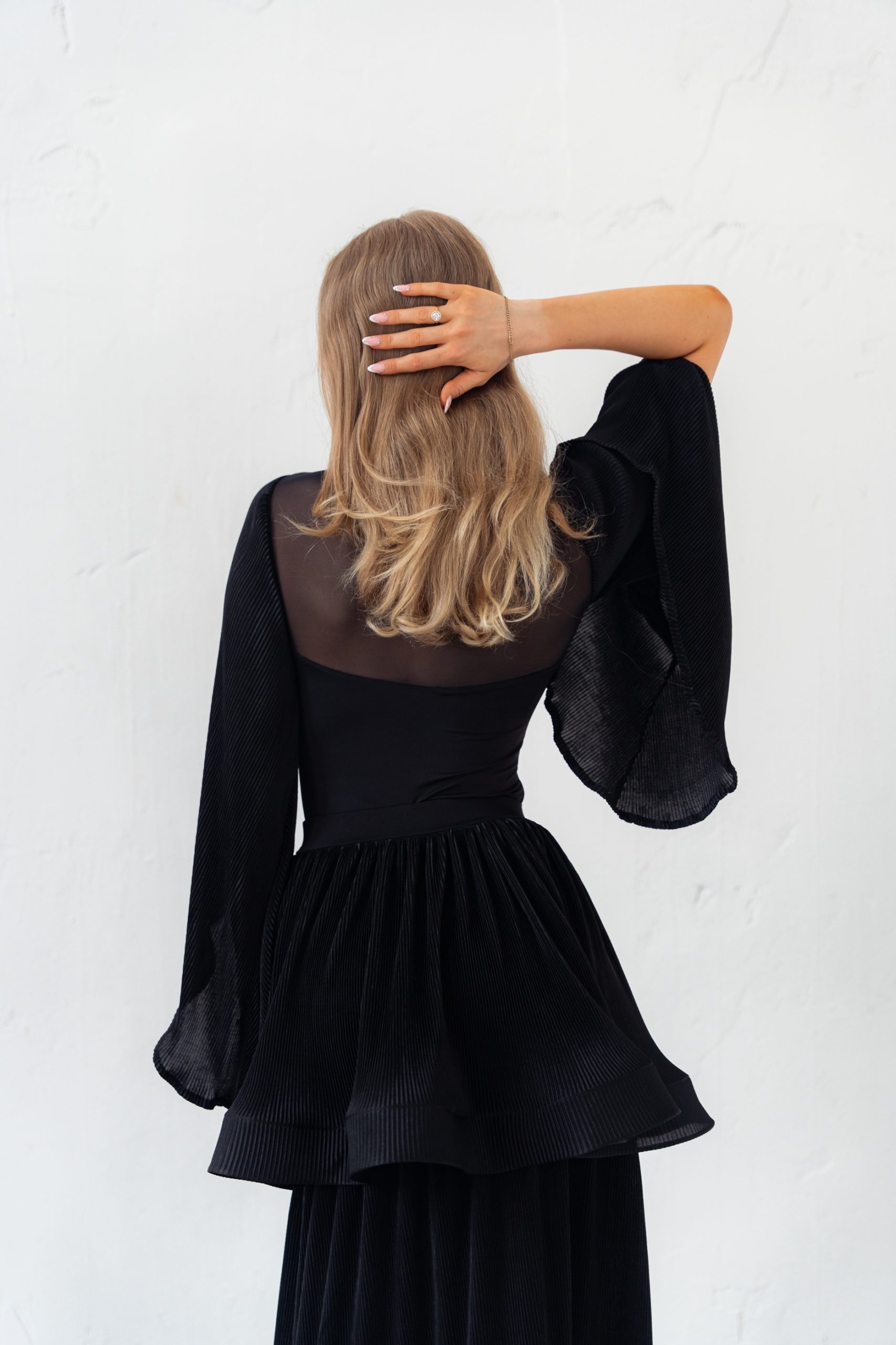 Midnight Flow Pleated Skirt - Image 3