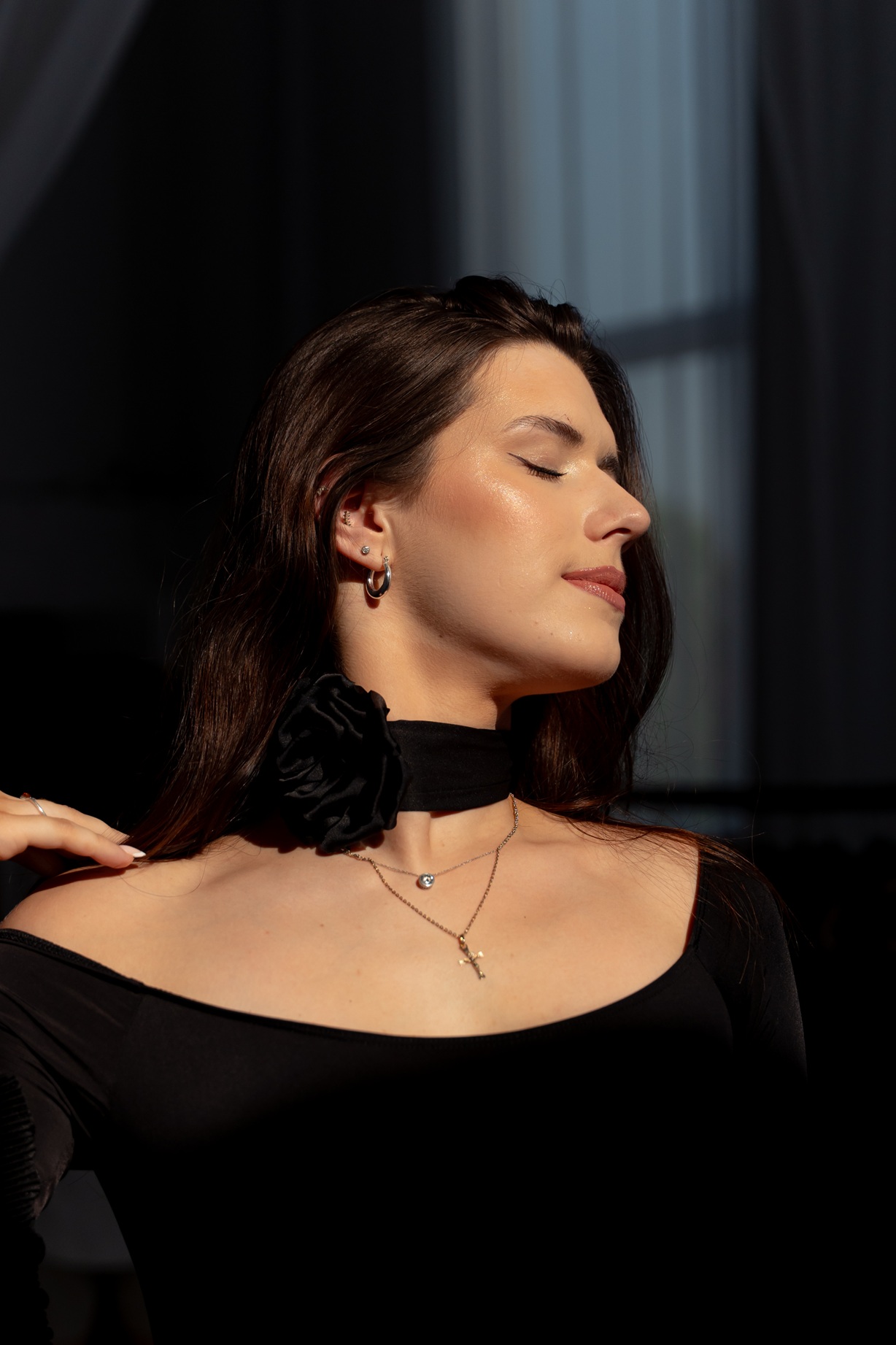 Satin Rose Accessory - Image 3